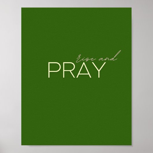 posters en Prints opstijgen en bidden (Voorkant)
