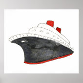 Posters en Prints van cruiseschepen (Voorkant)