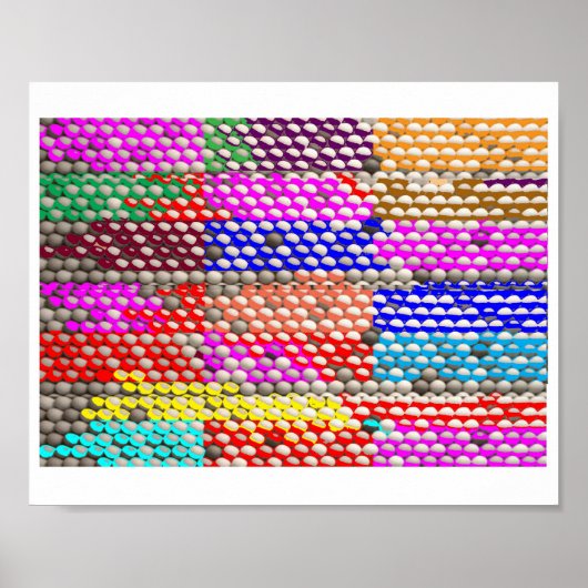 POSTERS Grafische patroonsterren drijvers (Voorkant)