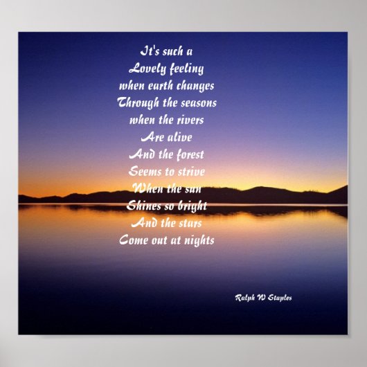 Posters-Het is zo'n heerlijk gevoel Poster (Voorkant)