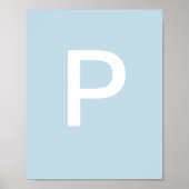 posters kid letter initial nursery (Voorkant)