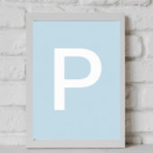 posters kid letter initial nursery