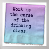 Posters, kunst - Curse van de drink klasse Poster (Voorkant)