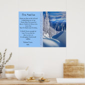 Posters met de hoogste ruiten van ijssneeuw (Keuken)