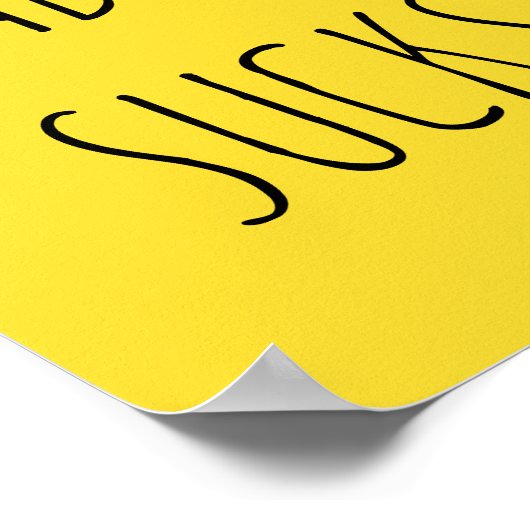 Posters met gele diabetes (Hoek)