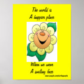 posters met glimlachend gezicht (Voorkant)