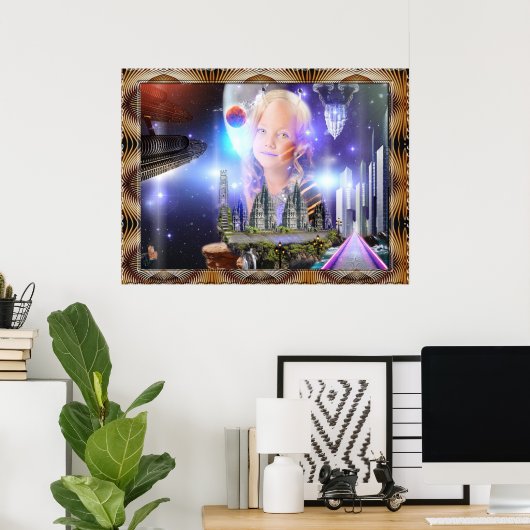 Posters met zuigeling (Thuiskantoor)