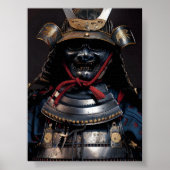 Posters muur Art Kaart afdrukken Samurai Ninja (Voorkant)