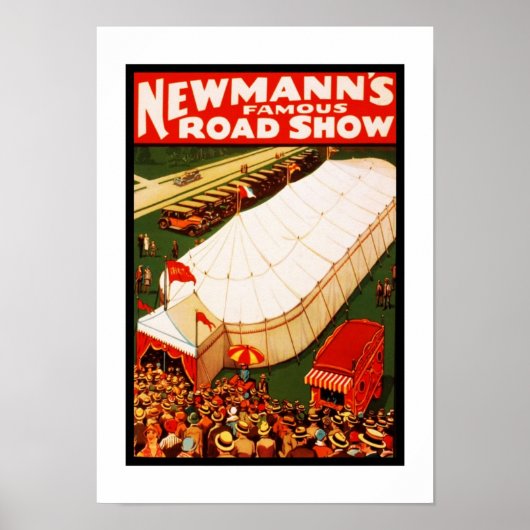 Posters  "Newmann's Famous Road Show" (Voorkant)