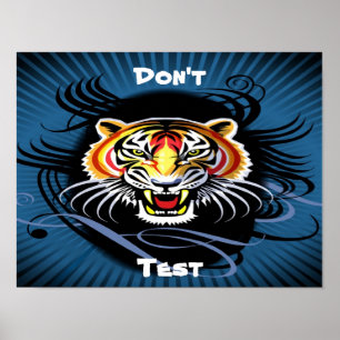 Posters niet testen