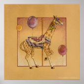 Posters, Prints - CarrouselGiraffe (Voorkant)