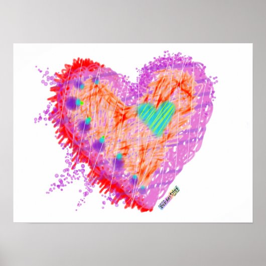 Posters, Prints - Happy Heart (Voorkant)