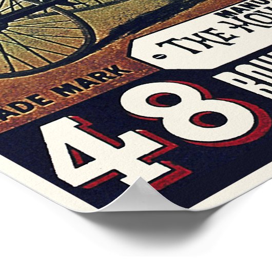 Posters/Prints: Howe fietsen Poster (Hoek)