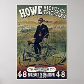 Posters/Prints: Howe fietsen Poster (Voorkant)