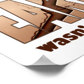 Posters, Prints, kunst - Welke aardbeving? Poster (Hoek)