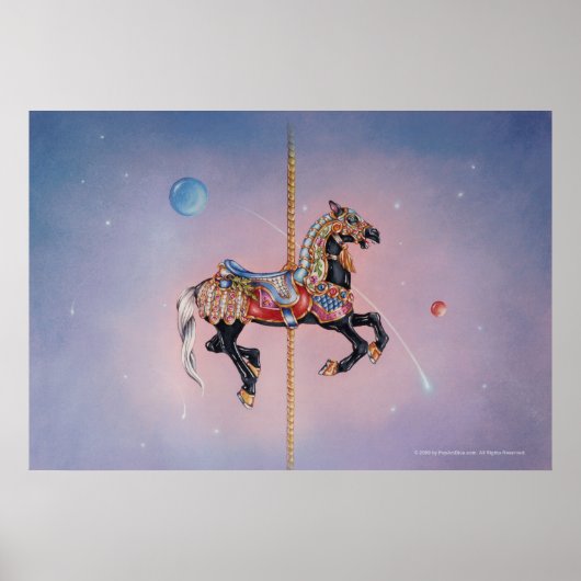 Posters, Prints - Petaluma Pony Carrousel Horse 1 (Voorkant)