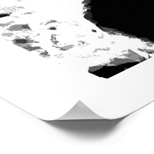 Posters Prints zwart-wit en wit (Hoek)