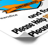 POSTERS...RSD/CRPS - KLEUR HET SINAASAPPEL VAN DE POSTER (Hoek)