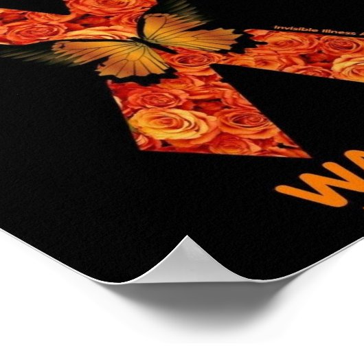 POSTERS...RSD/CRPS — Oranje Rozen Poster (Hoek)