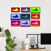POSTERS - SKATEBOARDING OLYMPICS POP ART WALL ART (Thuiskantoor)