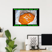 posters tegen roken - Groen (Thuiskantoor)