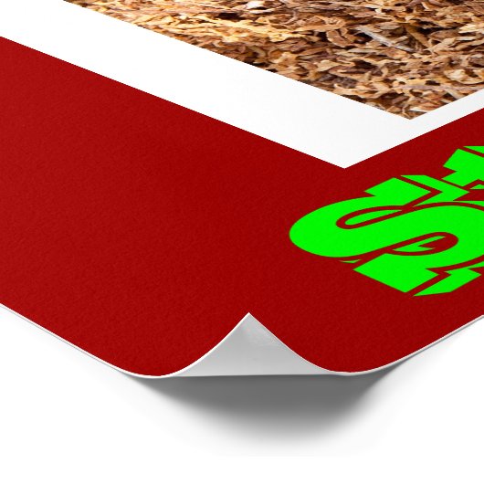 posters tegen roken - Groen (Hoek)