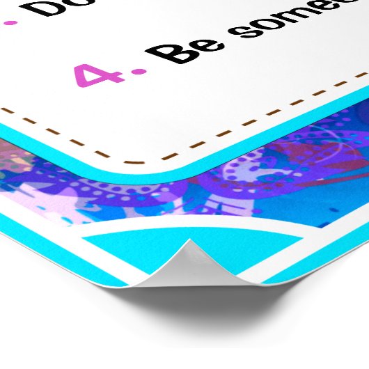 Posters tekenmerken, eerlijkheid - 2 van 6 (Hoek)