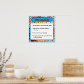 Posters tekensporen, burgerschap - 5 van 6 (Keuken)