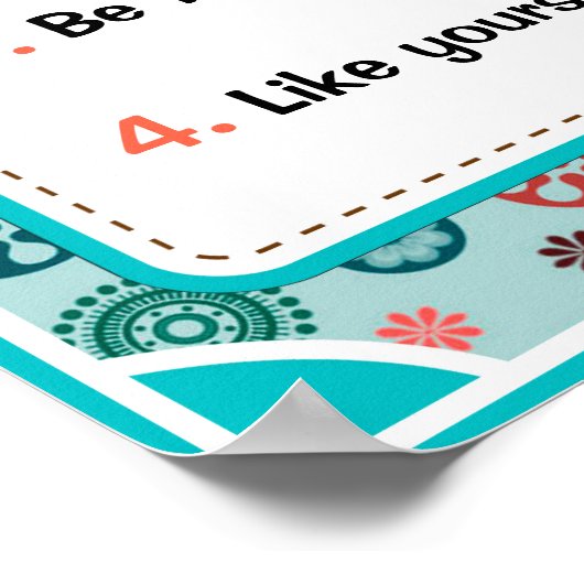 Posters tekensporen, respecteren - 1 van 6 (Hoek)