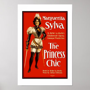 Posters Theater Vintage "De Prinses Chic"