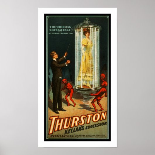 Posters Theater Vintage Thurston Magicaan (Voorkant)