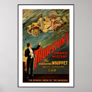 Posters Theater Vintage Thurston Magican Auto