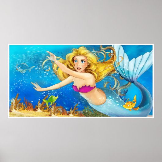 Posters uit de mermaid-reeks en product (Voorkant)