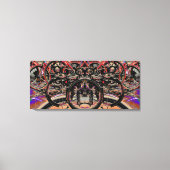 Posters van abstracte fietsen (Britse rondleiding  Canvas Afdruk (Voorkant)