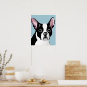 Posters van Boston Terrier (Keuken)
