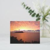 Posters van de berg Paku Sunrise Briefkaart (Staand voorkant)