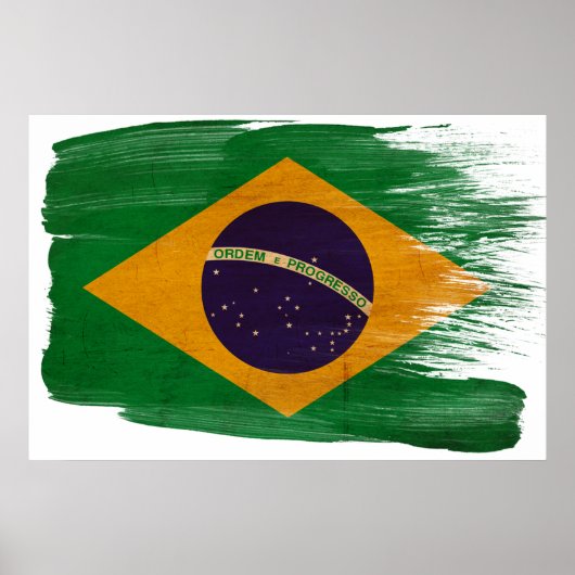 Posters van de Braziliaanse vlag (Voorkant)