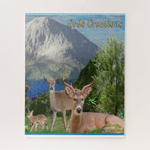 Posters van de deer legpuzzel
