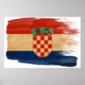 Posters van de Kroatische vlag (Voorkant)