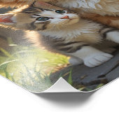 Posters van de Schattigee Kittens (Hoek)