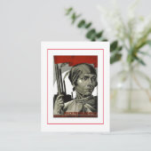 Posters van de Sovjet-Poster Briefkaart (Staand voorkant)