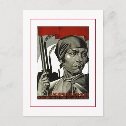 Posters van de Sovjet-Poster Briefkaart (Voorkant)