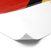 Posters van de vlag van Guyana (Hoek)