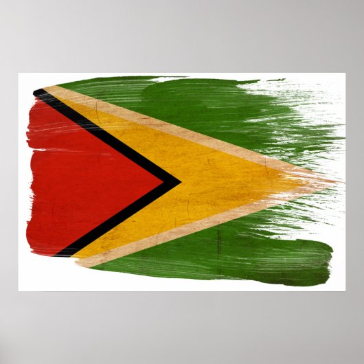 Posters van de vlag van Guyana (Voorkant)