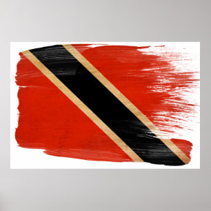 Posters van de vlag van Trinidad en Tobago