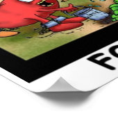 Posters van de voedselketen Gang Funny Art (Hoek)