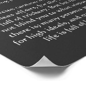 Posters van het Desiderata Majestic Mountain Uitzi (Hoek)