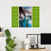 Posters van het Desiderata Majestic Mountain Uitzi (Thuiskantoor)