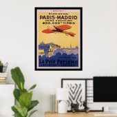 Posters van Parijs-Madrid-Le-Petit Parisian (Thuiskantoor)
