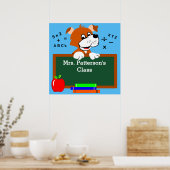 Posters van schoolklassen (Keuken)